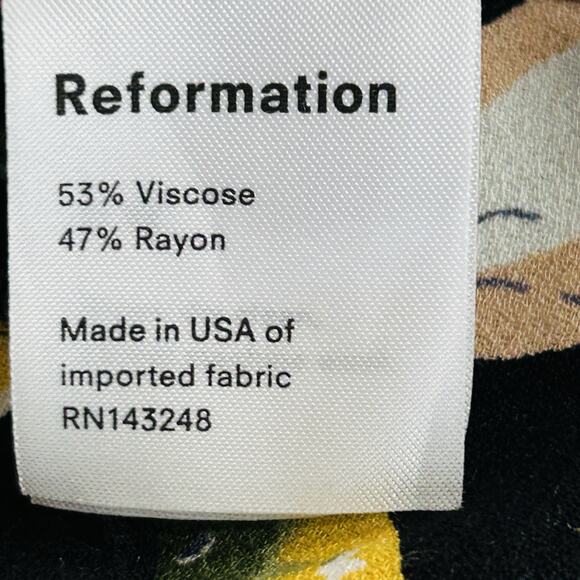 Reformation Grazia Cropped Tank Top Women 4 Floral Boho Resort Tropical Festival - Picture 9 of 10